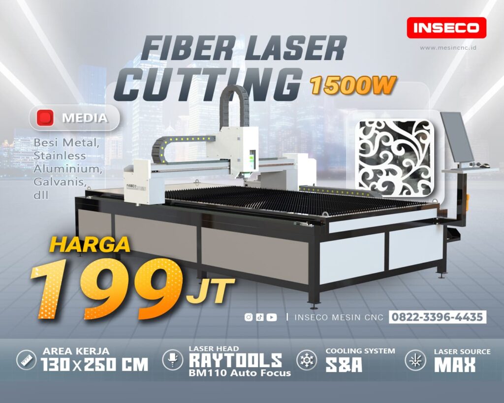 Harga Mesin CNC Laser Cutting Metal INSECO